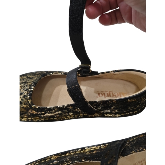 Alegria Belle Mary Jane Shoes In Glammo 37 US 7/7.5 Leather Ergonomical Comfort - Picture 9 of 10